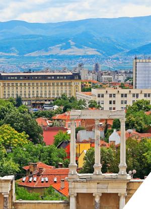 Ansicht Plovdiv Bulgarien